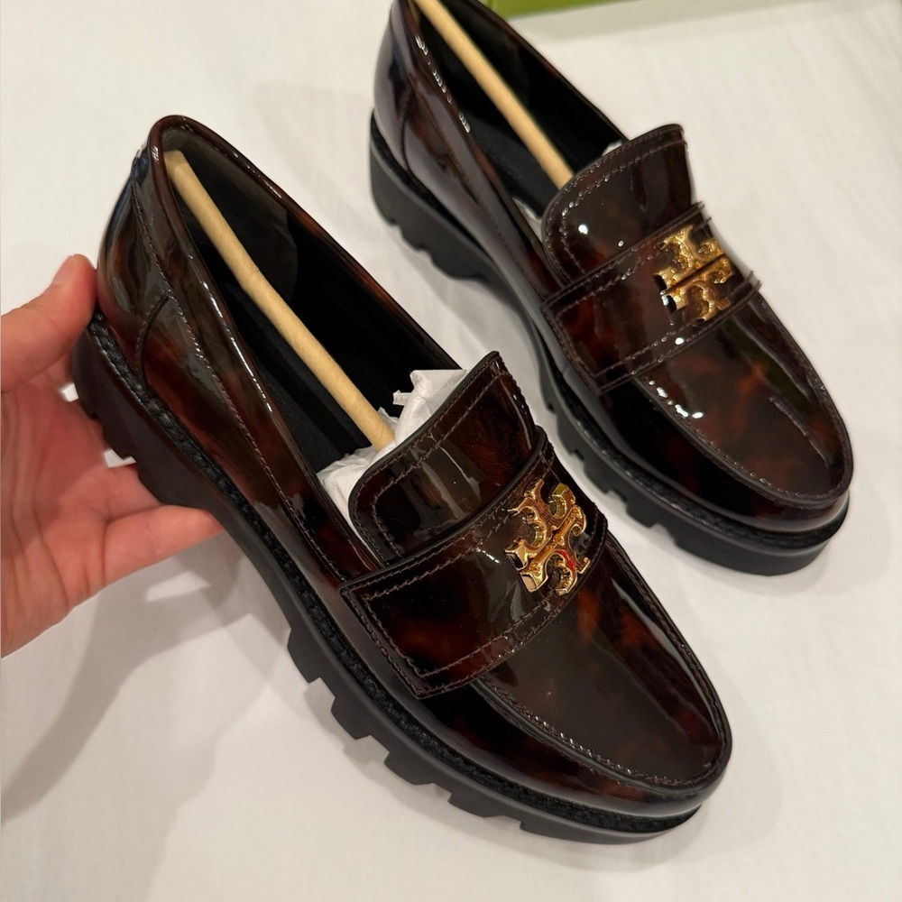 Tory Burch Tortoise mini chunky loafer